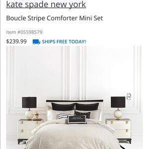 Kate Spade Boucle Bedspread